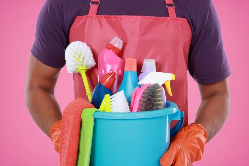 Professional hard floor cleaning in a Chelsea interior