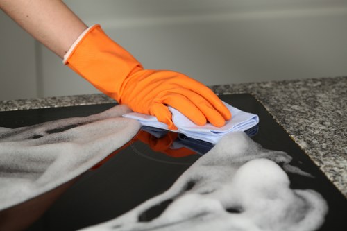 Professional domestic cleaning in a Chelsea home interior