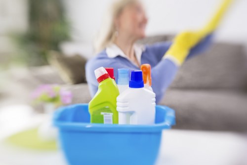 Detailed cleaning in a Chelsea property with premium finishes