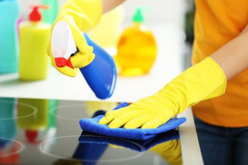 A fresh and organized space maintained by Chelsea Cleaner