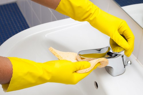 Cleaning tools and dust removal after construction work in Chelsea